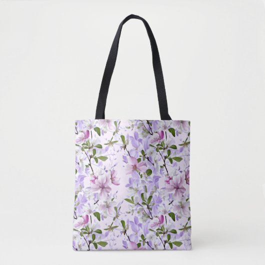 Elegant Pastel Blossom  Tasche (Vorderseite)