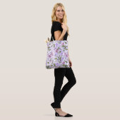 Elegant Pastel Blossom  Tasche (Am Model)