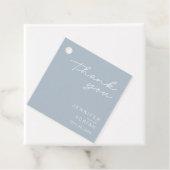 Elegant Pastel Blue Minimal Vielen Dank für Ihre H Geschenkanhänger (Beispiel)