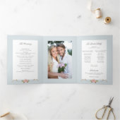 Elegant Pastel Boho Programm für Blumenkalligraphi (Innenseite)