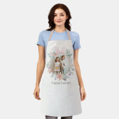 Elegant Pastel Easter Photo Apron Schürze (Getragen)