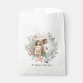 Elegant Pastel Easter Photo Favor Bags Geschenktütchen (Vorderseite)