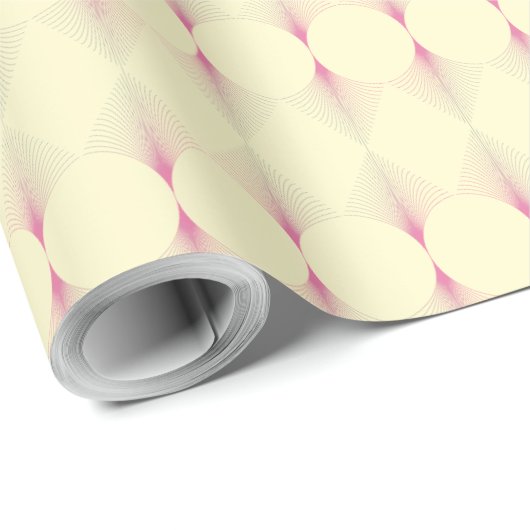 Elegant Pastel Geometric Gift Wrap Geschenkpapier (Rolleneckpunkt)