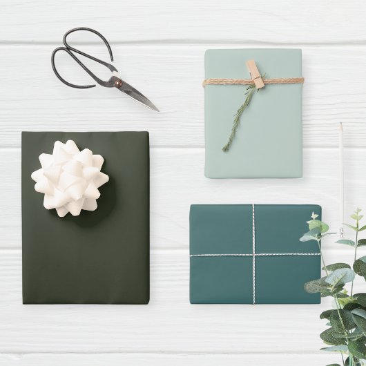 Elegant Pastel Gift Wrapping Paper Geschenkpapier Set