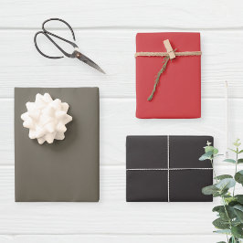 Elegant Pastel Gift Wrapping Paper Geschenkpapier Set