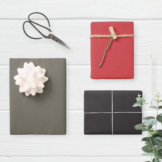 Elegant Pastel Gift Wrapping Paper Geschenkpapier Set