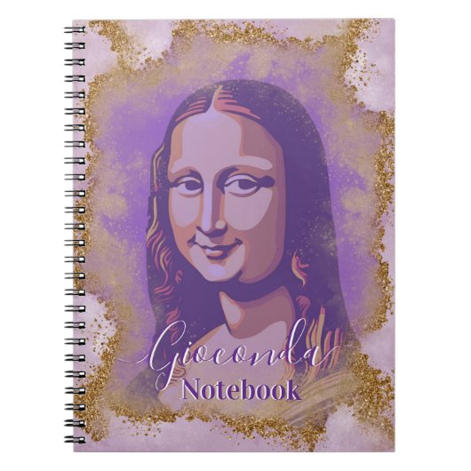 Elegant Pastel Gioconda Leonardo Da Vinci Notizblock (Vorderseite)