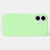 Elegant Pastel Green Solid Case-Mate iPhone Hülle (Rückseite (Horizontal))