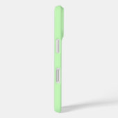 Elegant Pastel Green Solid Case-Mate iPhone Hülle (Rückseite / Rechts)