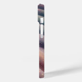 Elegant Pastel Iridescent Glitter Silk Waves Shimm Case-Mate iPhone Hülle (Rückseite / Links)