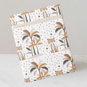 Elegant Pastel Jaguar Jungle Pattern Geschenkpapier