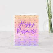 Elegant Pastel Jewish Passover Star von David Karte (Vorderseite)