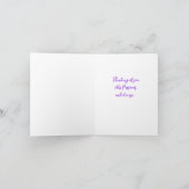 Elegant Pastel Jewish Passover Star von David Karte (Innenseite)