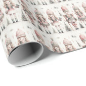 Elegant Pastel Nutcracker Classic Geschenkpapier (Rolleneckpunkt)