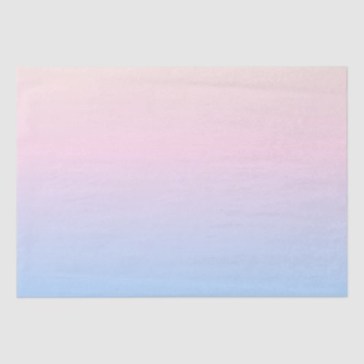 Elegant pastel pink blue bright gradient Colors Seidenpapier (Vorderseite)