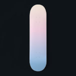 Elegant pastel pink blue bright gradient Colors Skateboard<br><div class="desc">elegant pastel pink blue bright graght gradient colors. beautiful blurred background. modern Bündering backdrop. aesthetic abstract art. Soft aurora colors</div>
