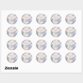 Elegant Pastel Quinceañera Stickers (Blatt)