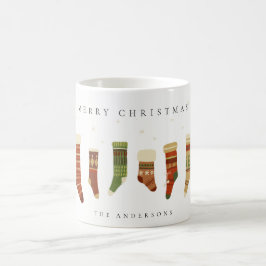 ELEGANT PASTEL RED GREEN STAR STRUMPFS KAFFEETASSE