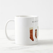 ELEGANT PASTEL RED GREEN STAR STRUMPFS KAFFEETASSE (Links)