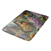 Elegant pastel wildflower garden with butterfly badematte (Schrägansicht)