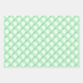 Elegant Patel Grün, Gelb & Blau Diamant getupft Geschenkpapier Set (Vorderseite)