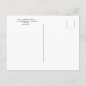 Elegant Patriotic USA Flag 4. Juli Einladungspostkarte (Rückseite)