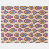 Elegant pattern fleece throw blanket (Vorderseite (Horizontal))