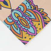 Elegant pattern fleece throw blanket (Ecke)