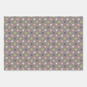 Elegant Patterns Pink Green Taupe Geschenkpapier Set (Vorderseite 2)