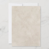 Elegant Peach & Sage Grüne Hochzeit Einladung (Rückseite)