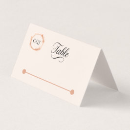Elegant Peach Sparkle Wedding Script Calligraphy