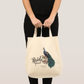 Elegant Peacock Bride Squad Tragetasche (Vorderseite (Produkt))