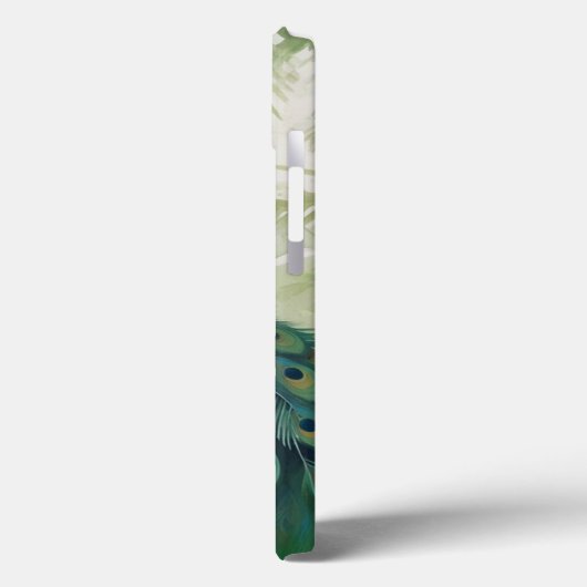 Elegant Peacock Case-Mate iPhone Hülle (Rückseite / Links)