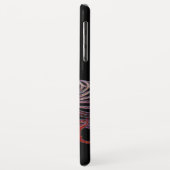 ELEGANT PEACOCK IN RED, RUBY MONOGRAMM Case-Mate iPhone HÜLLE (Hinten/Links)