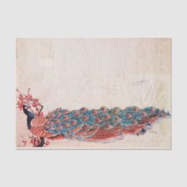 Elegant Peacock Seidenpapier