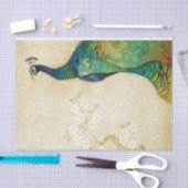 Elegant Peacock Seidenpapier (Handwerk)