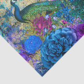 Elegant Peacock Seidenpapier (Ausschnitt)