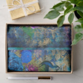 Elegant Peacock Seidenpapier (Geschenk)