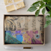 Elegant Peacock Seidenpapier (Geschenk)