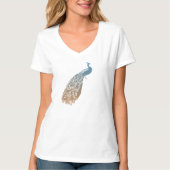 Elegant Peacock T-Shirt (Vorderseite)