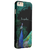 Elegant Peacock w Scrolls Personalisiert Designer Case-Mate iPhone Hülle (Rückseite/Rechts)