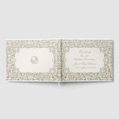 Elegant Pearl 30. Hochzeitstag Gästebuch (Voll)