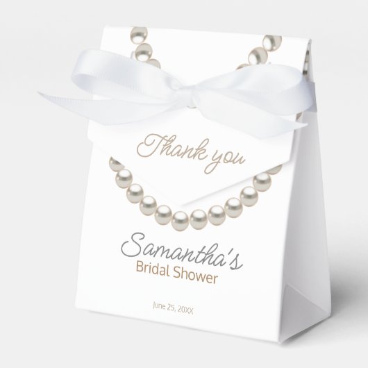Elegant Pearl Brautparty Fevor Boxes Geschenkschachtel (Vorderseite)