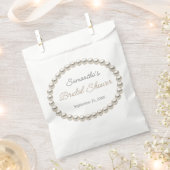 Elegant Pearl Brautparty Geschenktütchen (Ausgeschnitten)