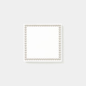 Elegant Pearl Brautparty Post-it Klebezettel (Vorderseite)