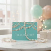 Elegant Pearl Dankeschön Card
