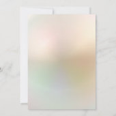 Elegant Pearl Heart 30. Hochzeitstag Einladung (Rückseite)