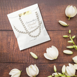 Elegant Pearl Necklace Brautparty Geschenktütchen