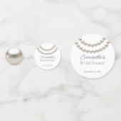 Elegant Pearl Necklace Brautparty Konfetti (Vorderseiten)