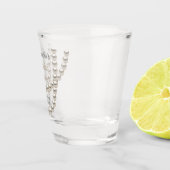 Elegant Pearl Necklace Brautparty Schnapsglas (Rechts)